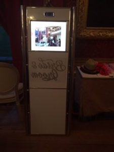 Video booth for weddings & events. Takes photos & videos